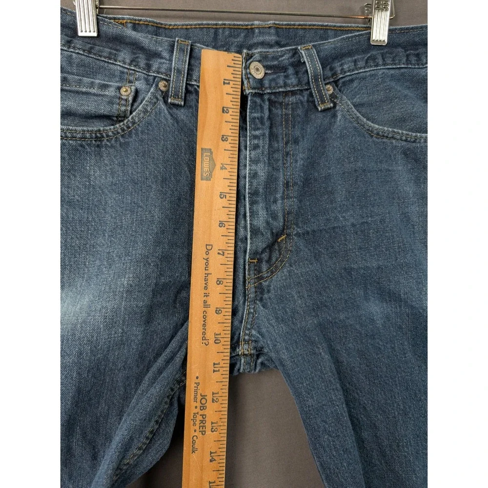 Levis 514 Straight Fit Mens Blue Denim Jeans Size  36x30